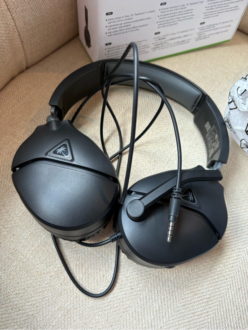 Turtle Beach Recon 70 Wired Gaming Headset — Black - Picture 5 of 7